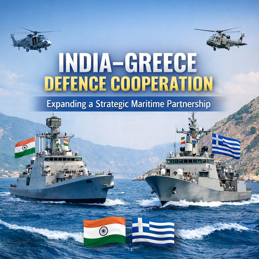 India and Greece naval ships during joint maritime defence cooperation exercise strengthening Indo-Pacific partnership