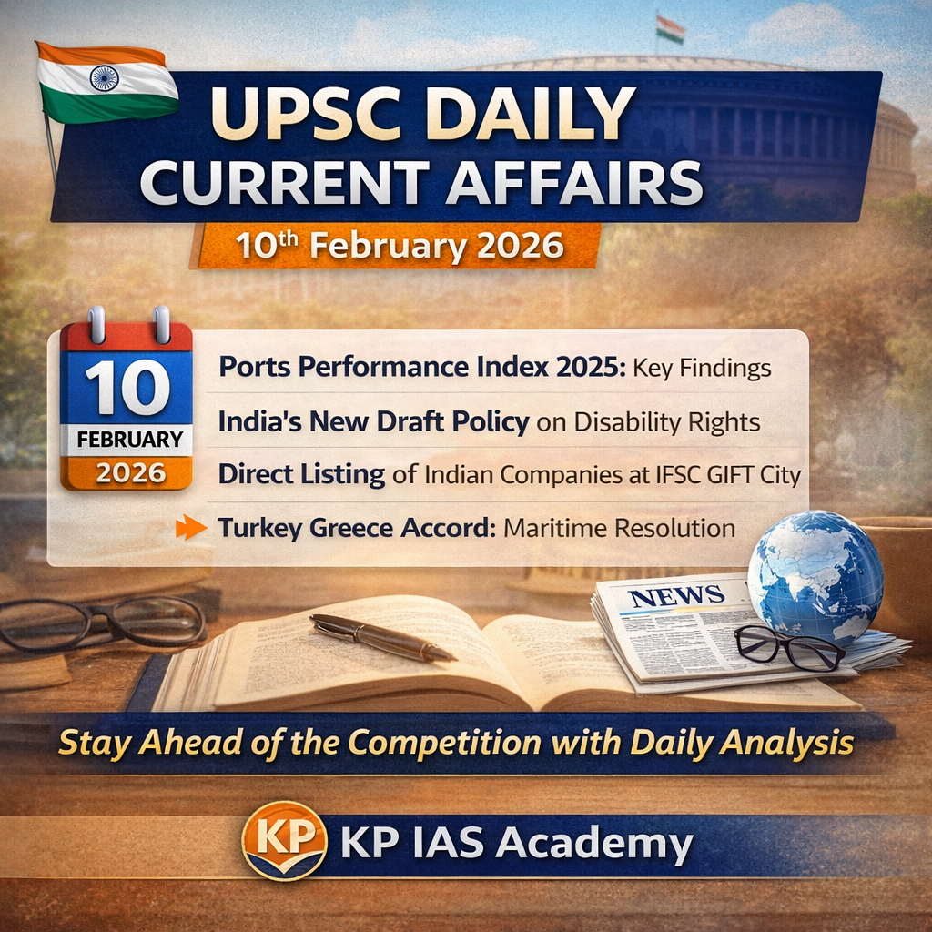 UPSC Daily Current Affairs 10th February 2026 Prelims and Mains analysis
