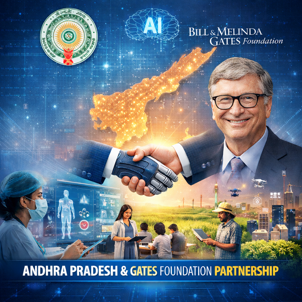Strategic partnership between Andhra Pradesh government and Gates Foundation for AI governance and development