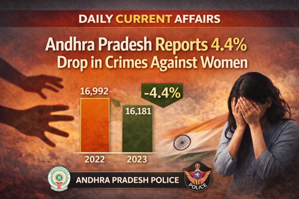 Andhra Pradesh reports 4.4 percent drop in crimes against women highlighting women safety initiatives