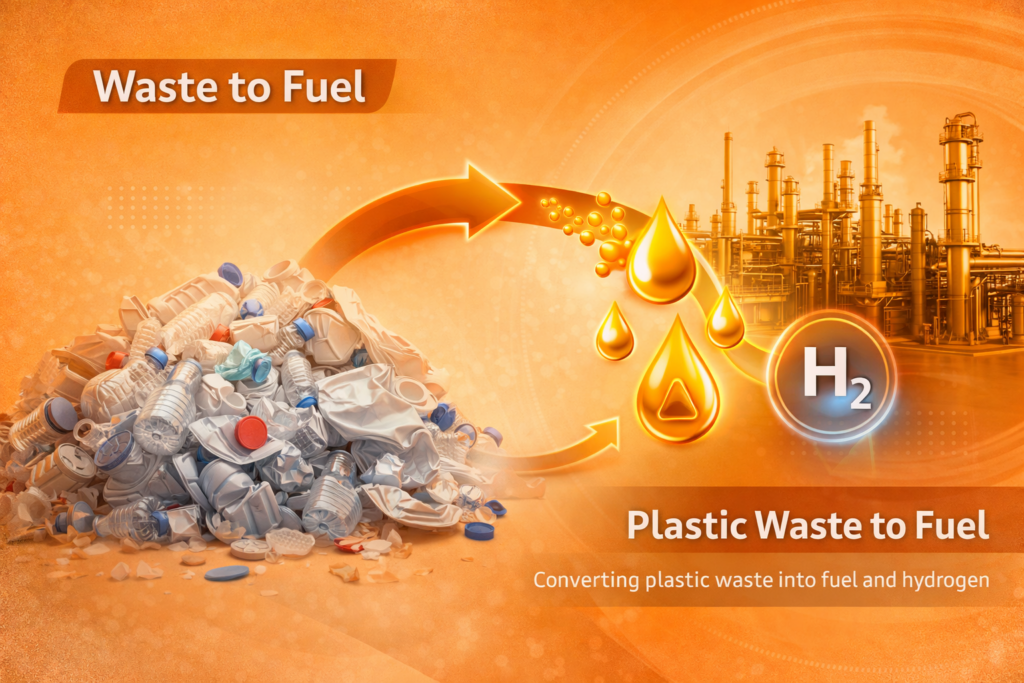 plastic waste to fuel technology by CSIR IICT