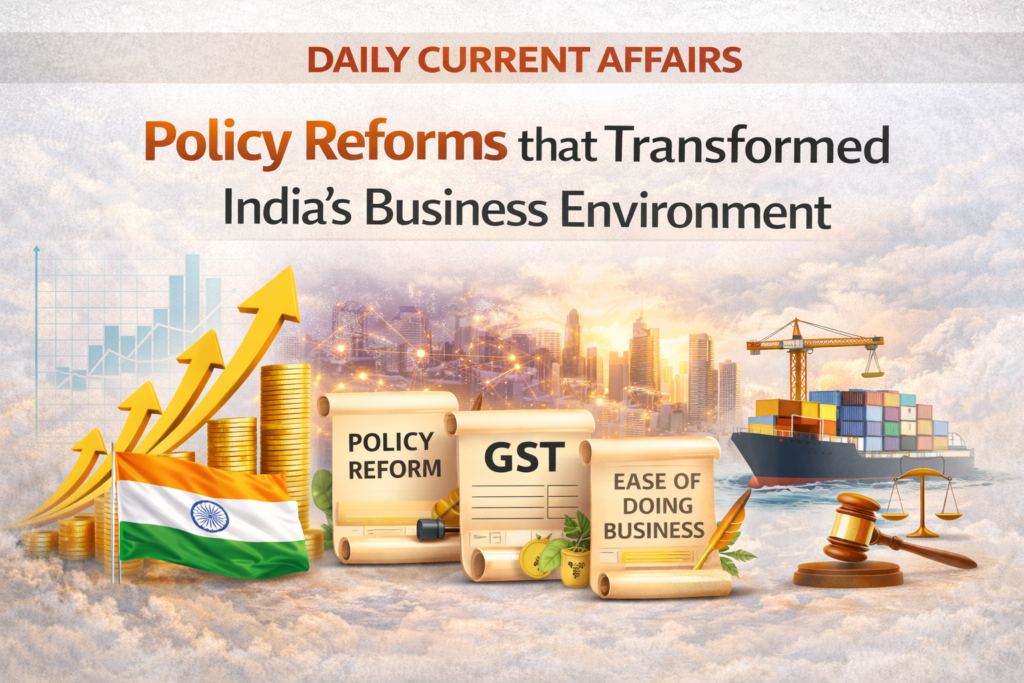 Policy reforms transforming India’s business environment and economic growth