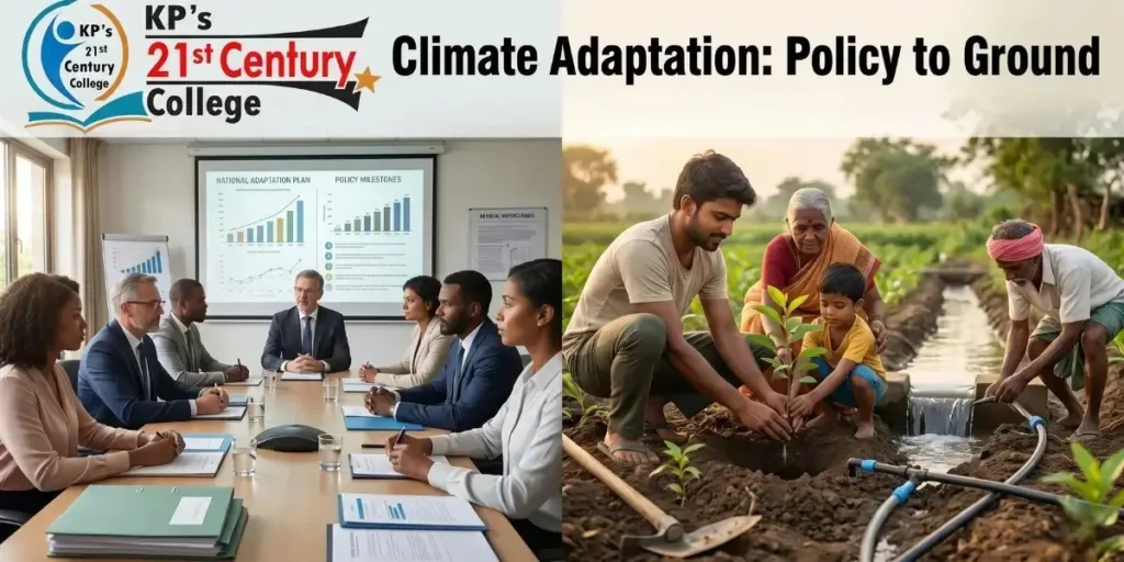 Climate adaptation in India from policy to grassroots level