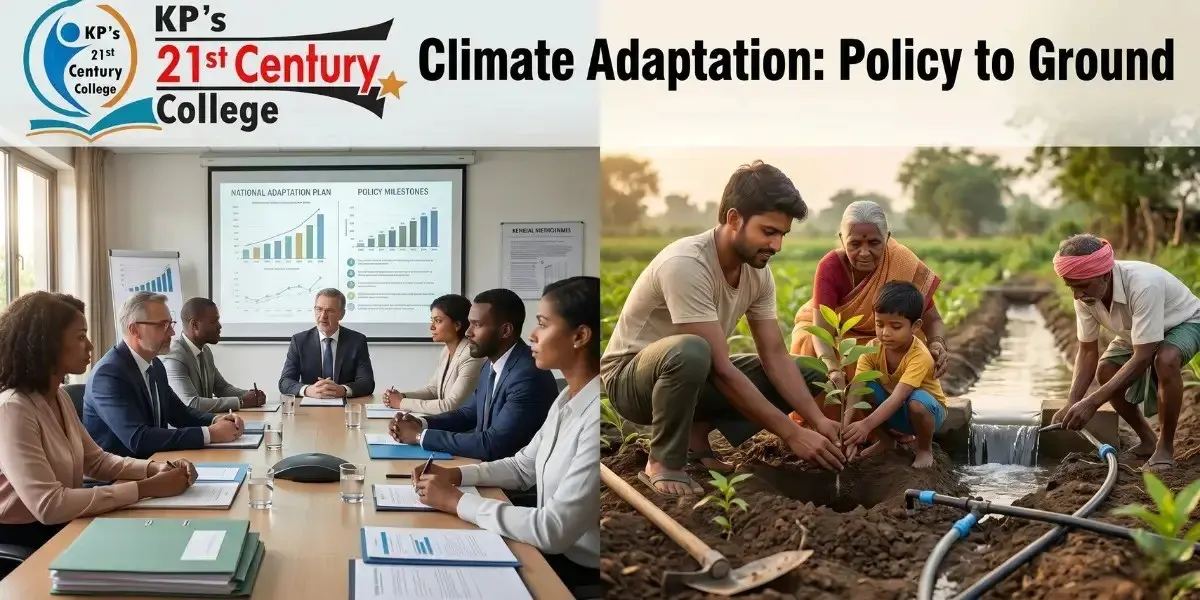 Climate adaptation in India from policy to grassroots level