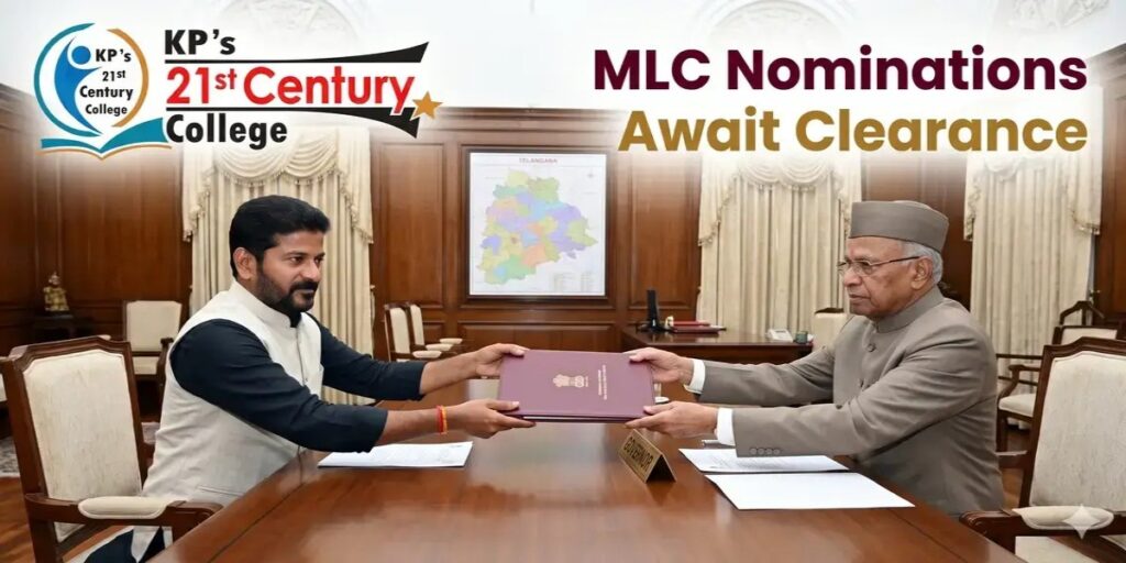 Telangana MLC nomination issue showing Governor quota and constitutional Articles 163 164 171