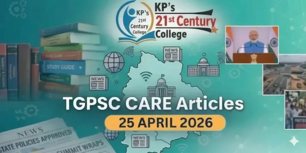 Current affairs 25 April 2026 covering polity environment and biodiversity topics