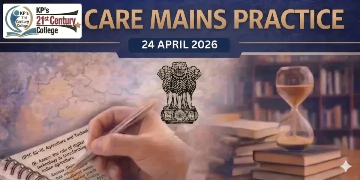 UPSC mains current affairs questions and answers for 24 April 2026