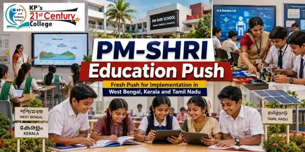 PM-SHRI scheme fresh push for implementation in West Bengal, Kerala and Tamil Nadu — UPSC current affairs 2026