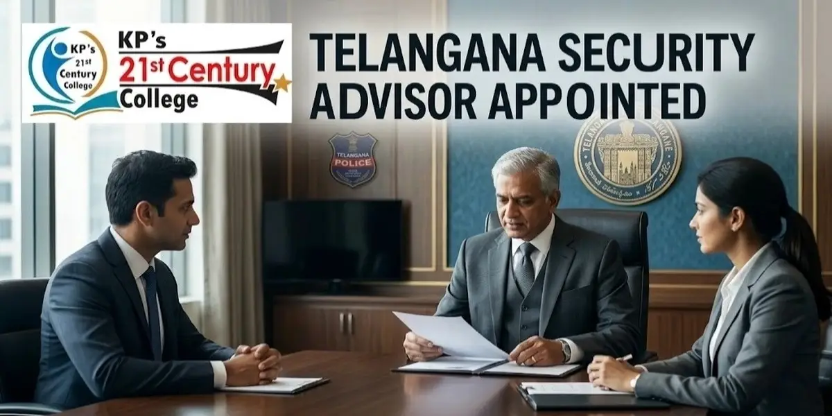 Shivadhar Reddy appointed Telangana Security Advisor – TGPSC current affairs 2025 – KPIAS Academy
