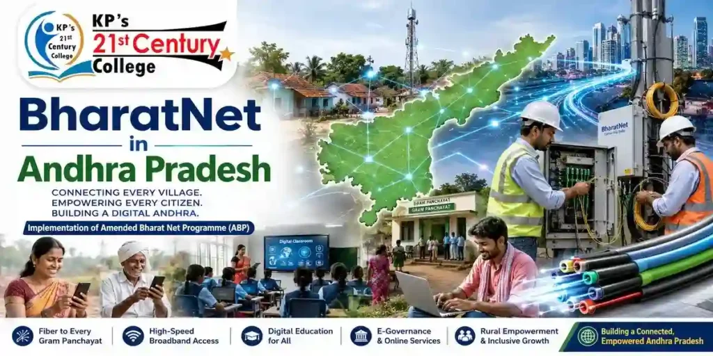 Bharat Net programme implementation map in Andhra Pradesh villages — APPSC current affairs 2026
