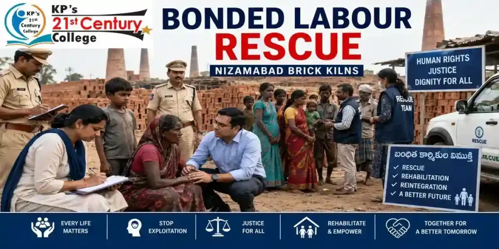 Bonded labourers rescued from Nizamabad brick kilns in Telangana — KPIAS Academy