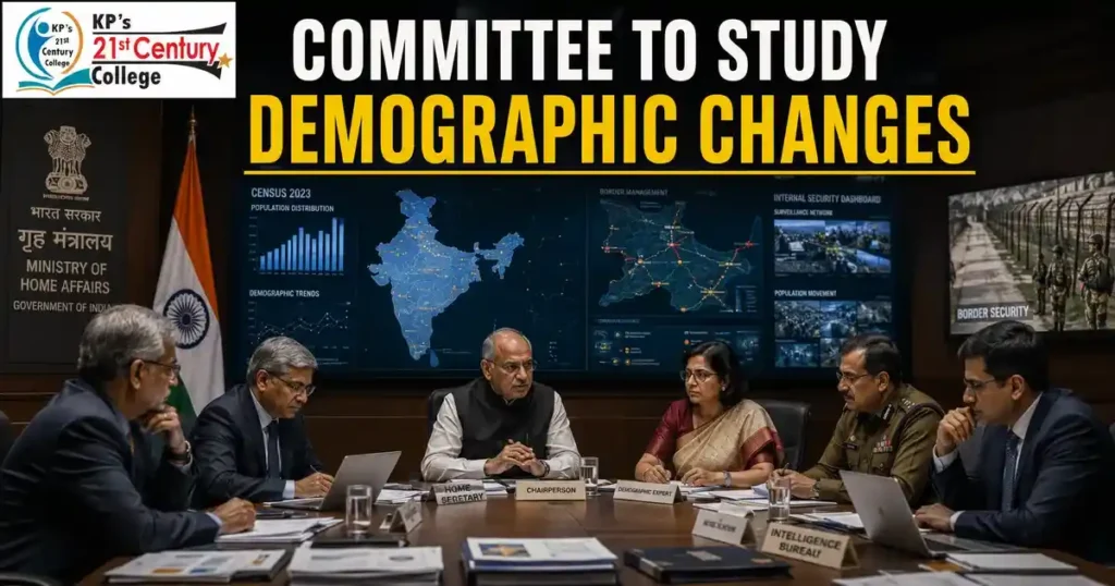 Government committee constituted by Centre to study demographic changes in India