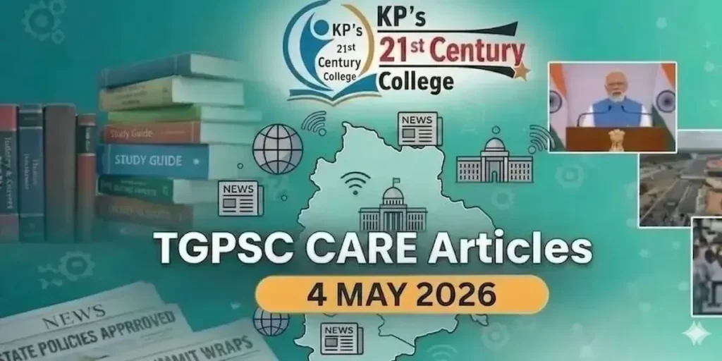 TGPSC Current Affairs 4 May 2026 — Dual-use satellites space war, India carbon money and Ramagundam 315 MT coal mine green clearance explained by KPIAS Academy