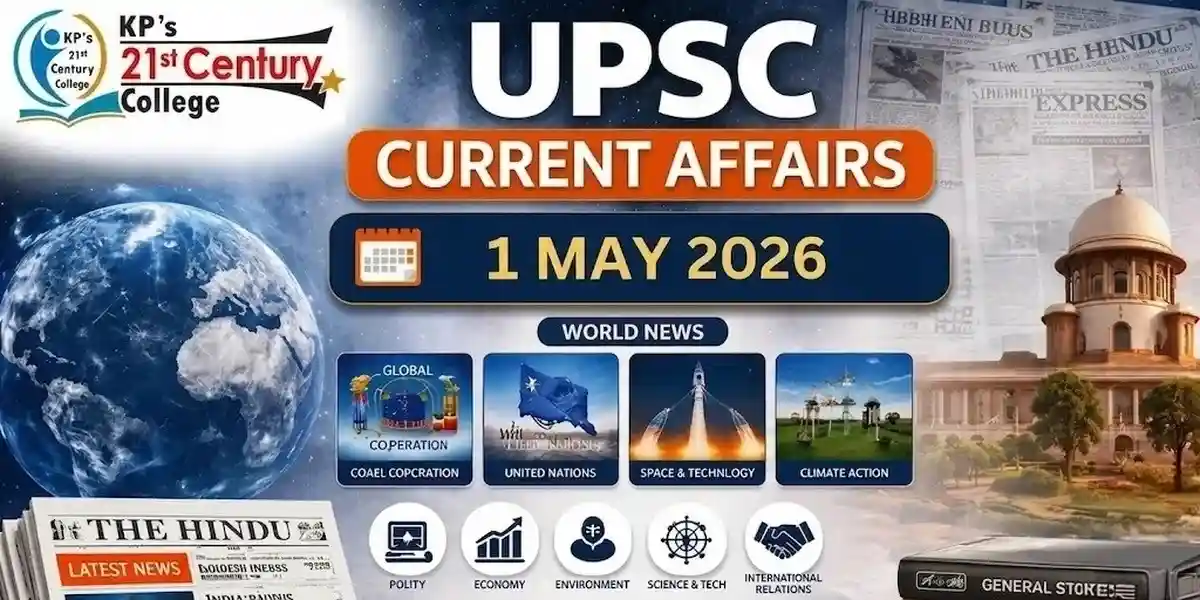 UPSC current affairs 1 May 2026 – Panchayat Advancement Index 2.0 and Women and Men in India 2025 report – KPIAS Academy