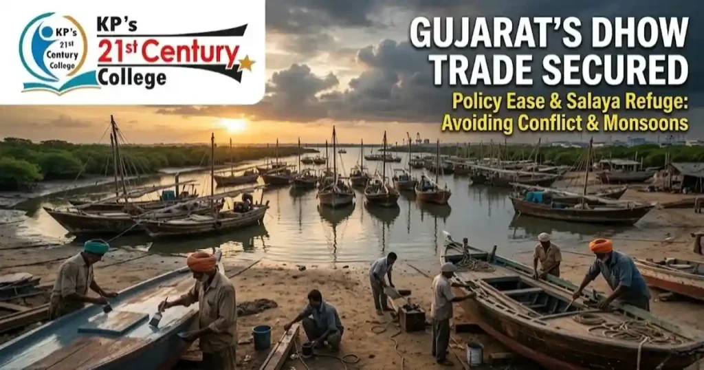 Salaya port Gujarat dhow trade affected by Iran war and monsoon – UPSC
