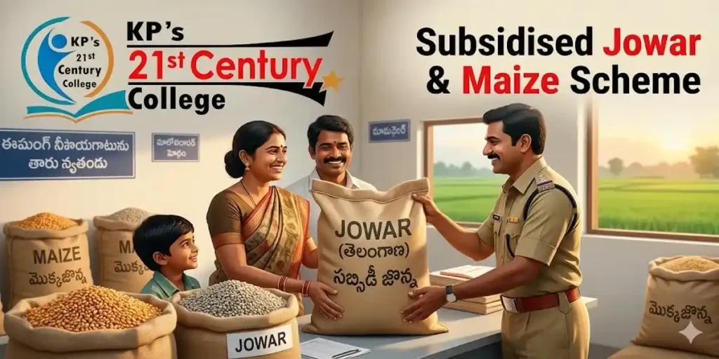 Subsidised Jowar Maize Telangana TGPSC
