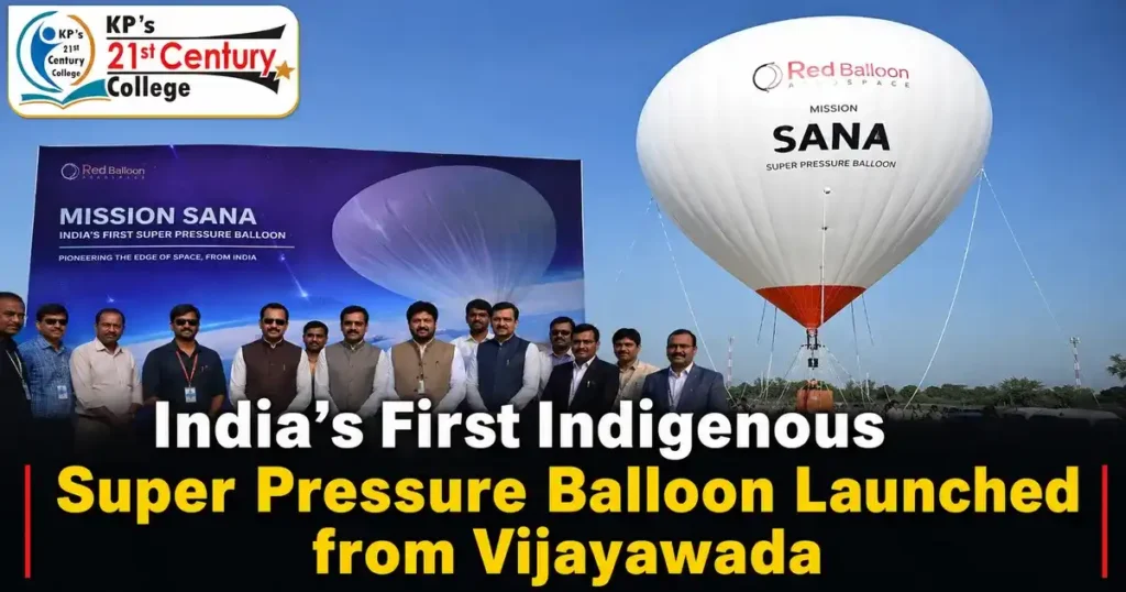 India's first indigenous super pressure balloon launched from Vijayawada by ISRO scientists
