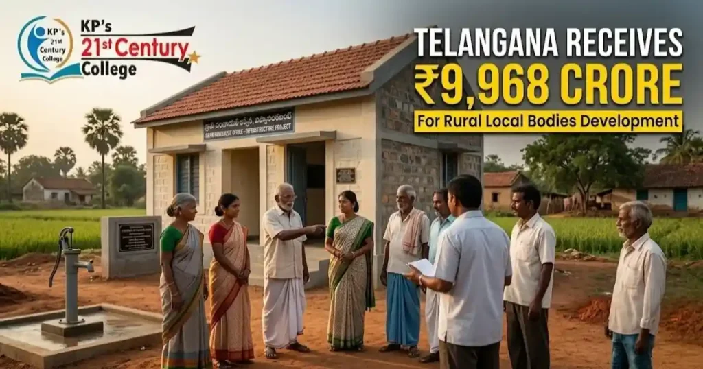 Telangana receives ₹9968 crore for rural local bodies – TGPSC 2026