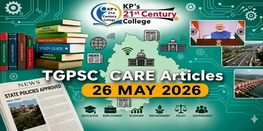 TGPSC current affairs 26 May 2026 — Karimnagar silver filigree crisis, RBI rupee defence policy and Kerala senior citizens welfare department by KPIAS Academy