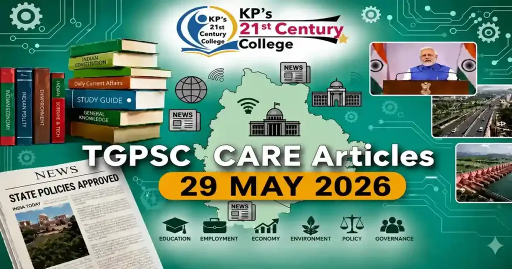 TGPSC current affairs 29 May 2026 – Telangana ₹9968 crore rural fund, IBC Amendment 2026 and Salaya Port explained
