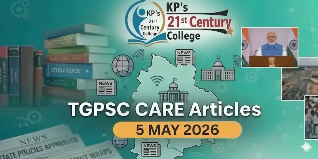 TGPSC current affairs 5 May 2026 — daily digest by KPIAS Academy