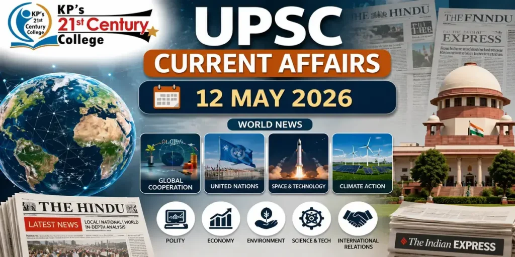 UPSC current affairs May 12 2026 — energy storage and solid waste management topics for GS preparation