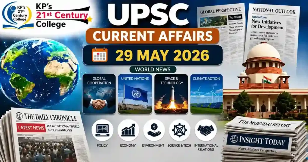 UPSC current affairs 29 May 2026 – IBC Amendment Act 2026 and Salaya Port dhow trade explained