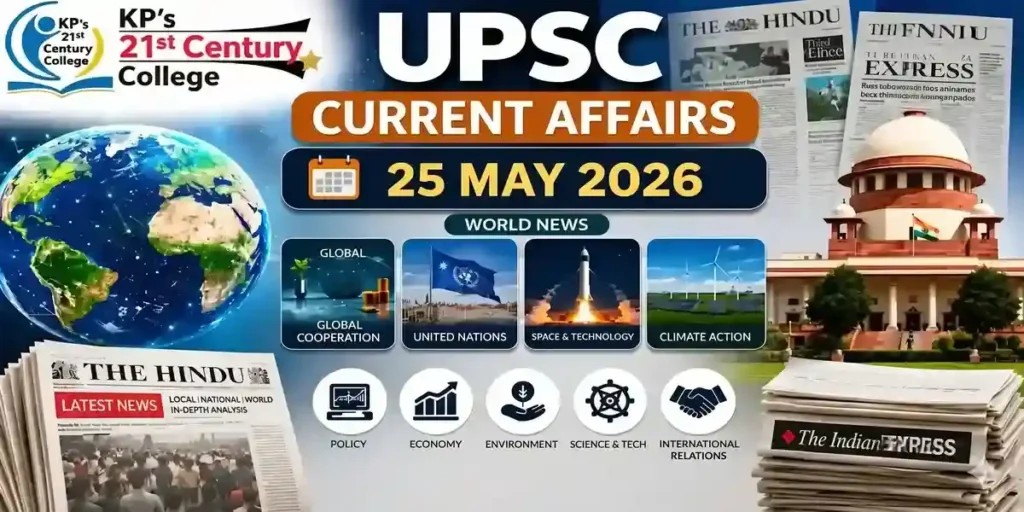 UPSC Current Affairs 25 May 2026 — Online Gaming Rules 2026 and Neuro-Symbolic AI in Indian Education
