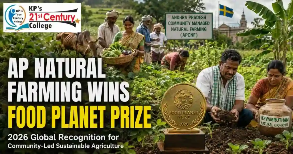 Andhra Pradesh natural farming programme winning the 2026 Food Planet Prize — KPIAS Academy