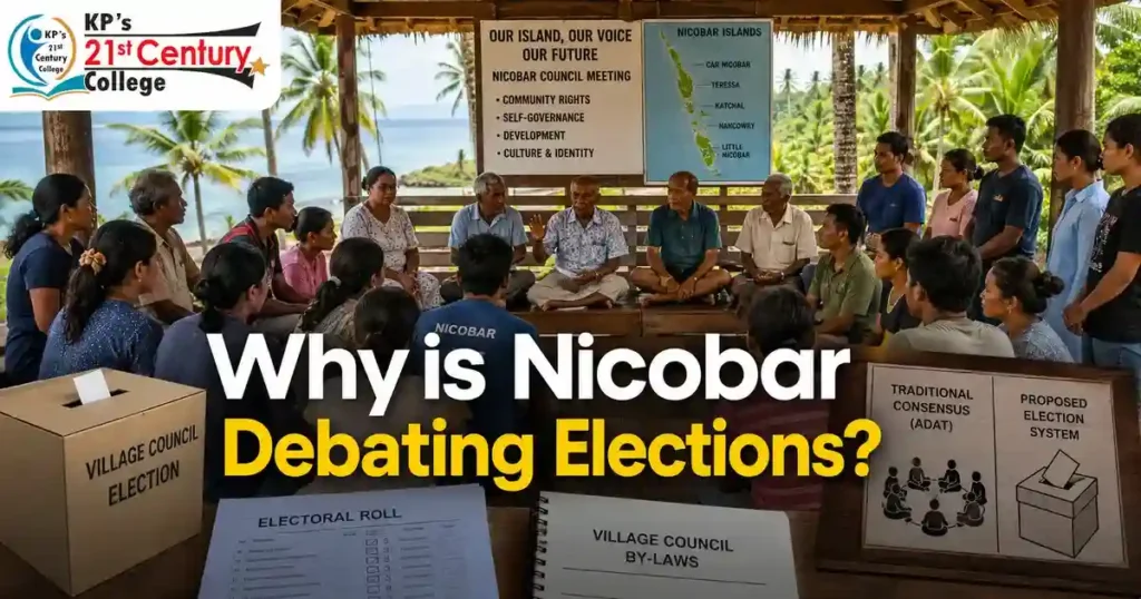 Nicobar elections debate — Shompen tribe PVTG voting rights and Great Nicobar development controversy | KPIAS Academy UPSC