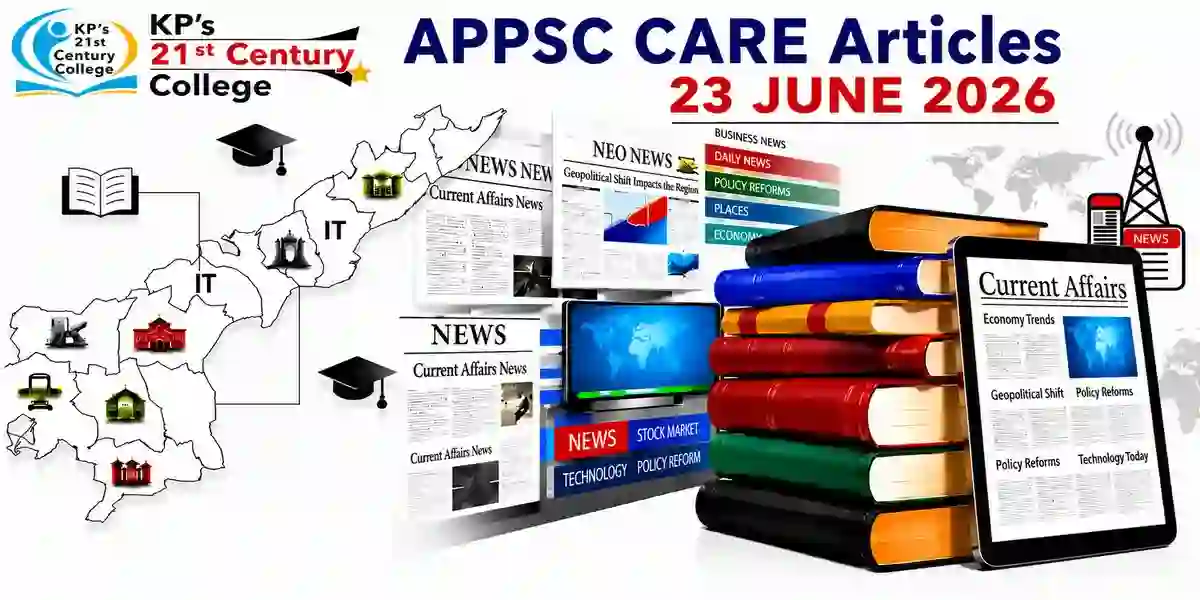 APPSC Current Affairs 23 June 2026 covering environment, economy and development topics