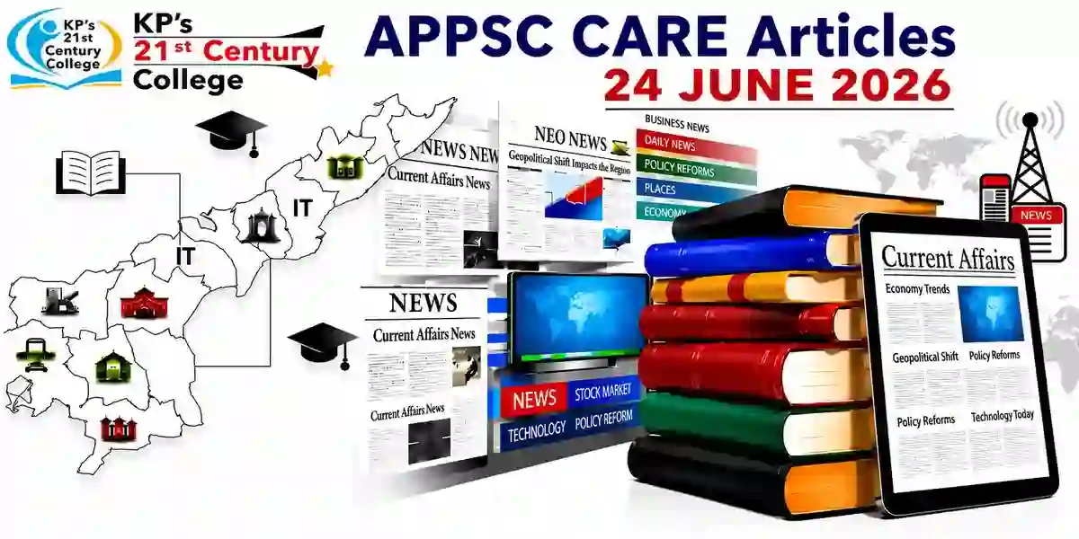 APPSC Current Affairs 24 June 2026 for daily exam preparation and current affairs updates