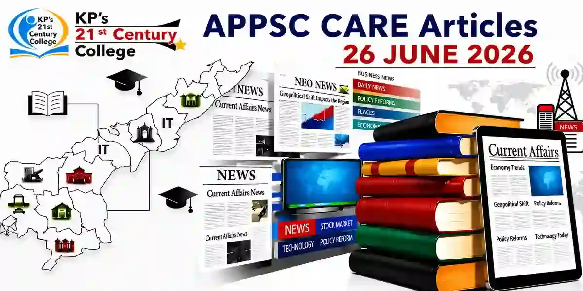 APPSC Current Affairs 26 June 2026 featuring digital sovereignty, PCPNDT Act reforms and Tungabhadra Dam Project