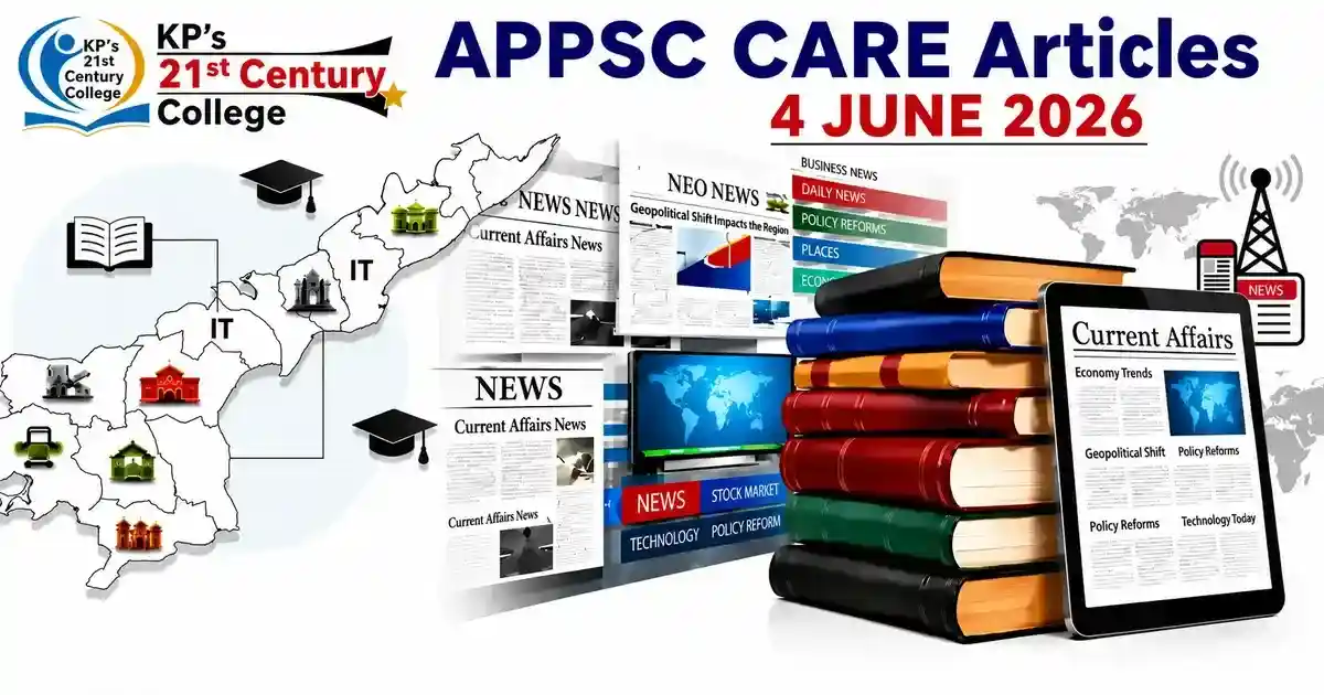 APPSC Current Affairs 4th June 2026 – Google AI Lab Guntur, Right to be Forgotten, Summer Air Pollution – KPIAS Academy