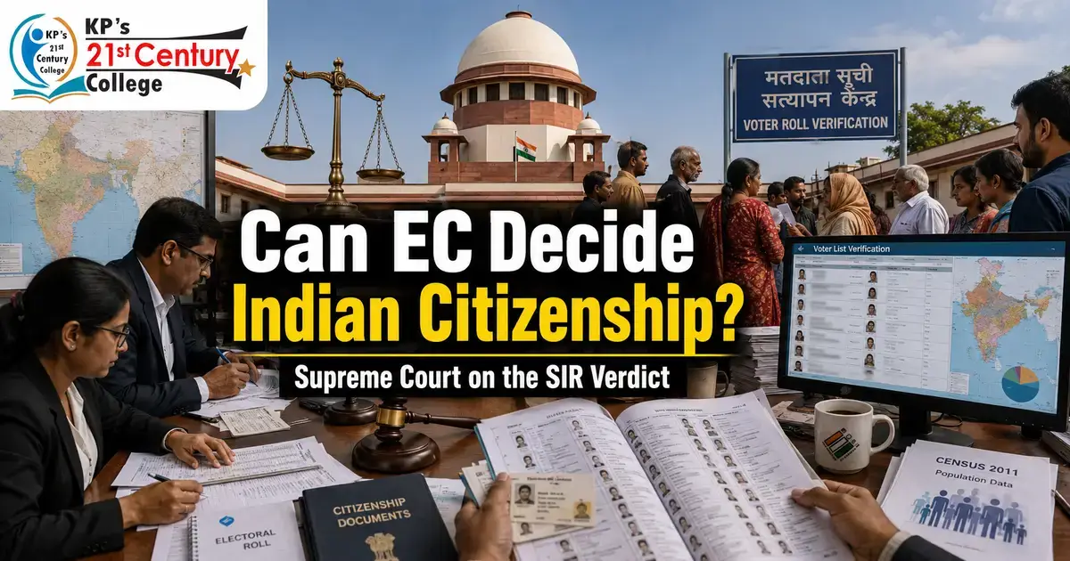 Supreme Court rules on Election Commission's power over Indian citizenship — SIR verdict 2025