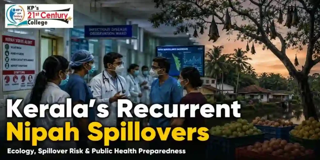Nipah Spillovers Kerala linked to bat reservoirs and zoonotic disease transmission