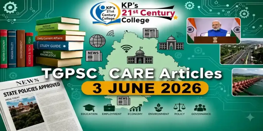 TGPSC Current Affairs 2026: Telangana Kharif contingency plan El Niño, India–Oman CEPA trade gateway and prison overcrowding undertrial crisis — KPIAS Academy