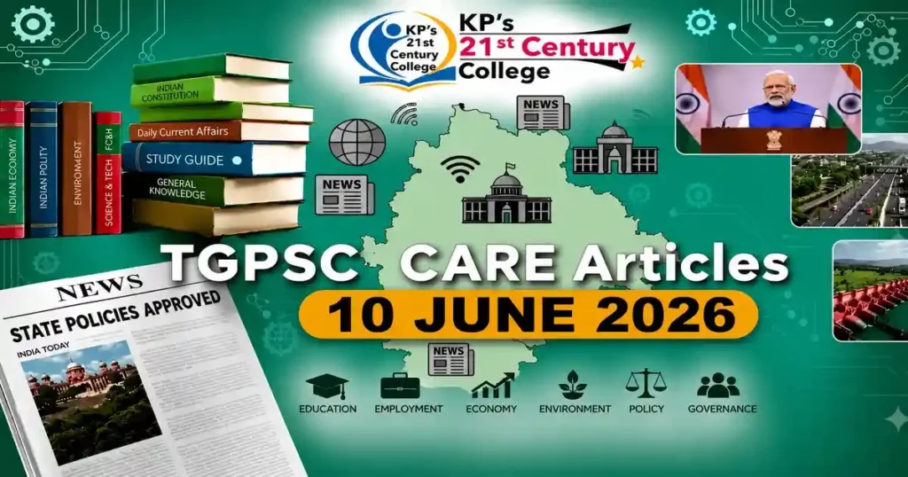 TGPSC Current Affairs 10 June 2026 – INCOIS Ocean Technology, Infrastructure Development & Mission for Cotton Productivity | KPIAS Academy