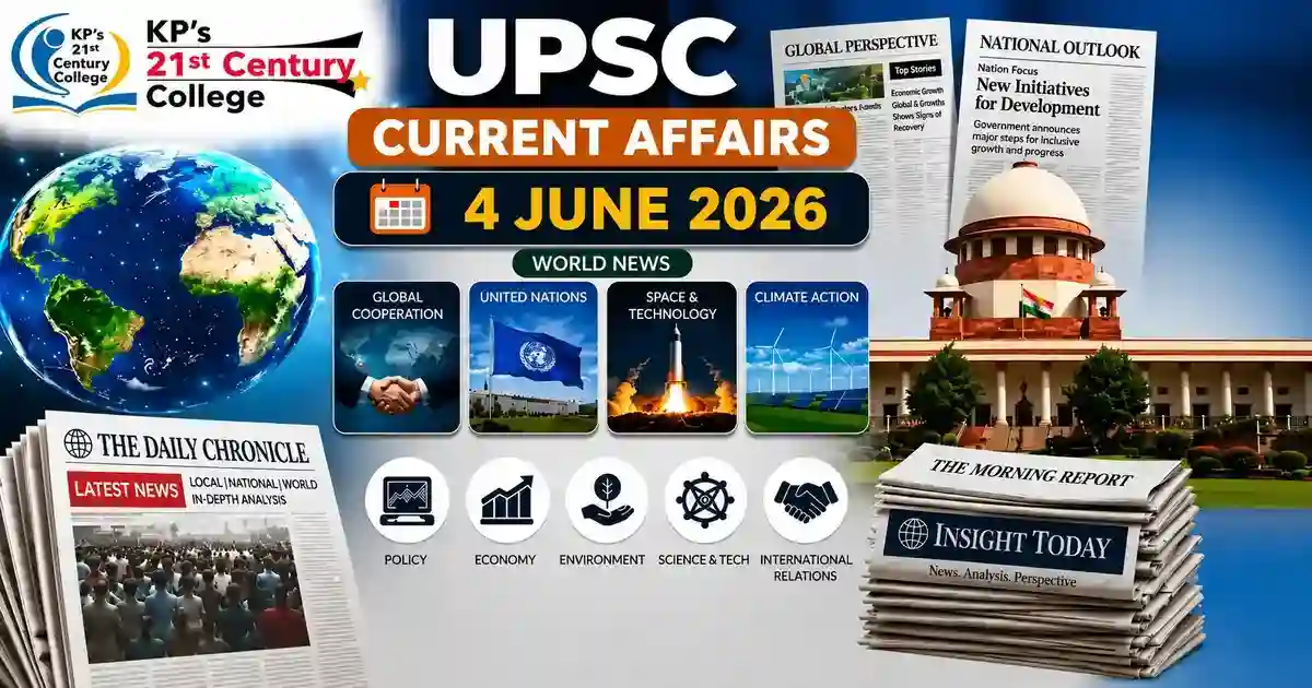UPSC Current Affairs 4 June 2026 covering right to be forgotten India and summer air pollution in Indian cities – KPIAS Academy