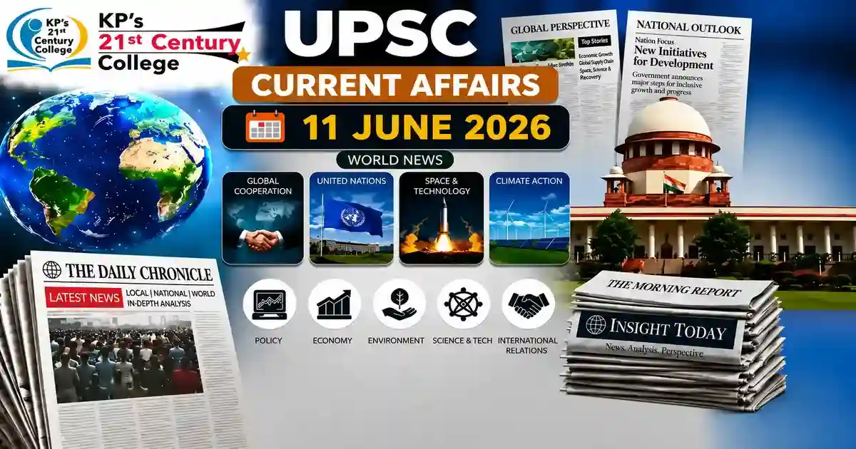 UPSC Current Affairs 11 June 2026 — SIPRI Yearbook 2026 India nuclear data and RBI FCNR(B) NRI dollar inflows explained – KPIAS Academy