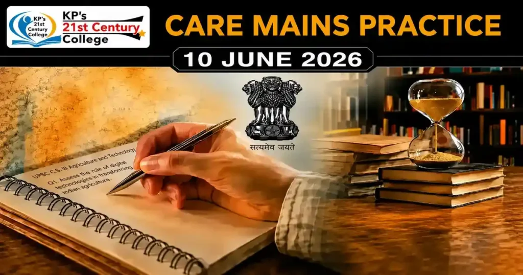 UPSC Mains Current Affairs 10 June 2026 – Mission for Cotton Productivity & Infrastructure Development GS3 Model Answers | KPIAS Academy