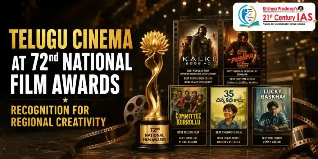 72nd National Film Awards recognising Telugu cinema for excellence across multiple categories.