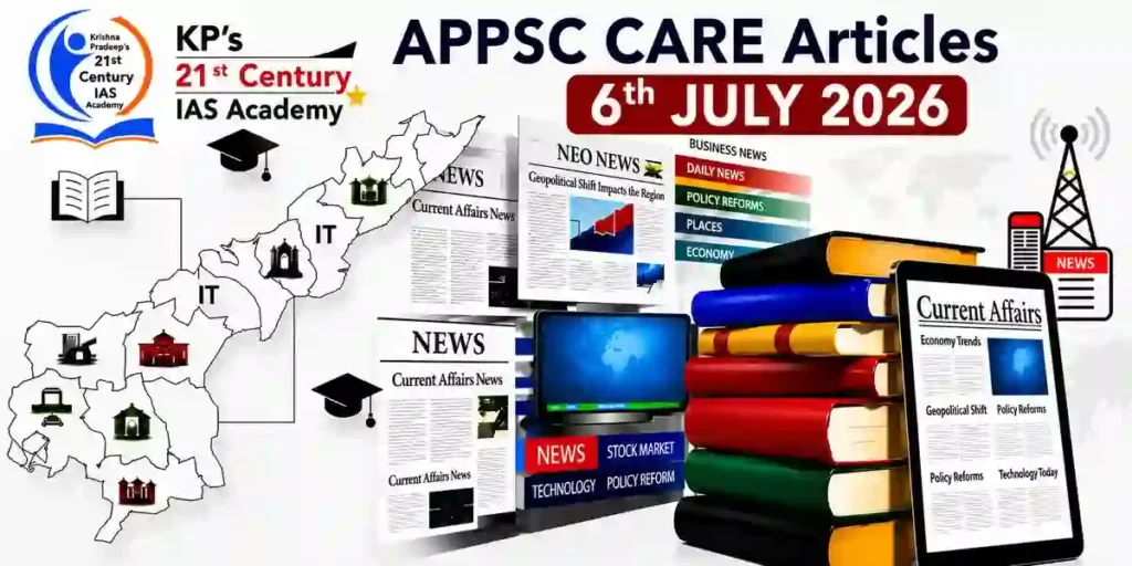 APPSC Current Affairs 6 July 2026 daily current affairs compilation