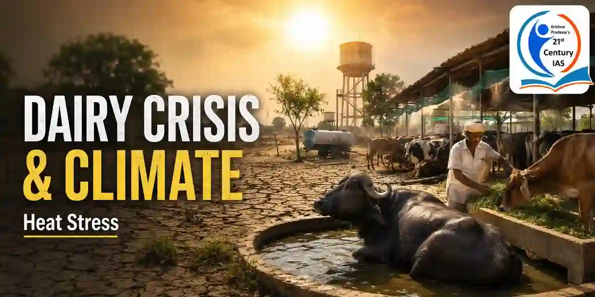 Climate Change Dairy Crisis affecting milk production in India's Gangetic Plains