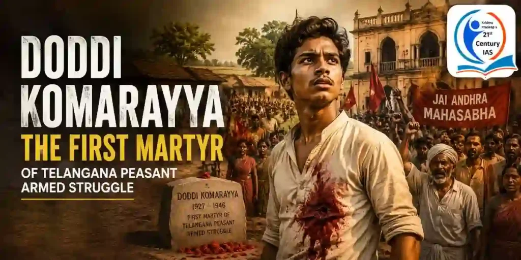 Doddi Komarayya remembered as the first martyr of the Telangana Peasant Armed Struggle