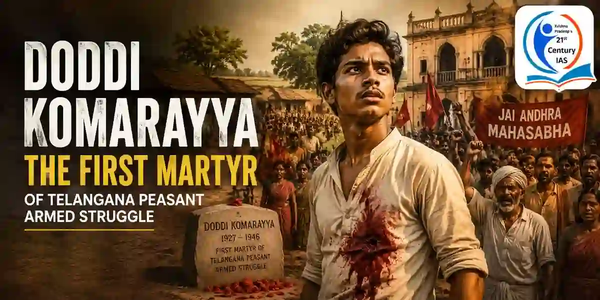 Doddi Komarayya remembered as the first martyr of the Telangana Peasant Armed Struggle