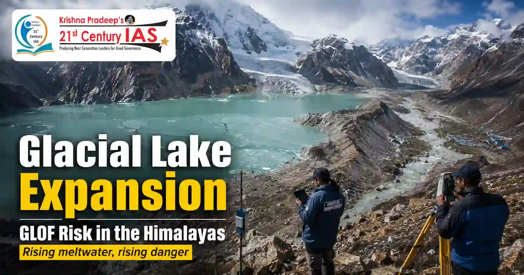Glacial Lake Outburst Flood risk in the Himalayas due to expanding glacial lakes
