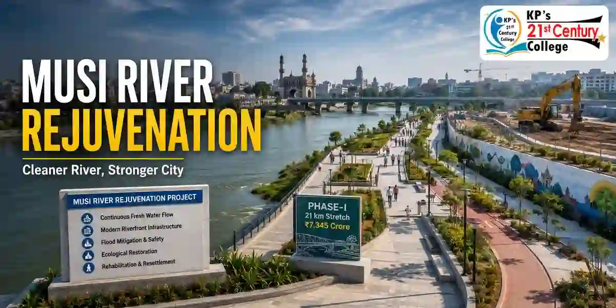 Musi River Rejuvenation Project Phase-I in Telangana
