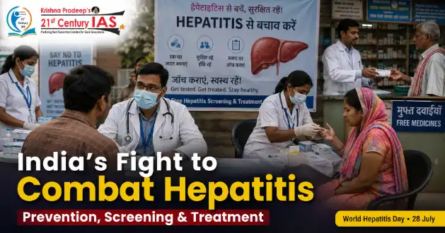 National Viral Hepatitis Control Program promoting hepatitis prevention, screening and treatment in India