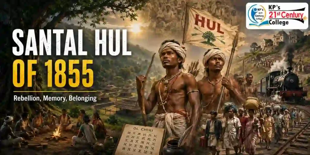 Santal Hul of 1855 depicting the tribal rebellion against colonial exploitation